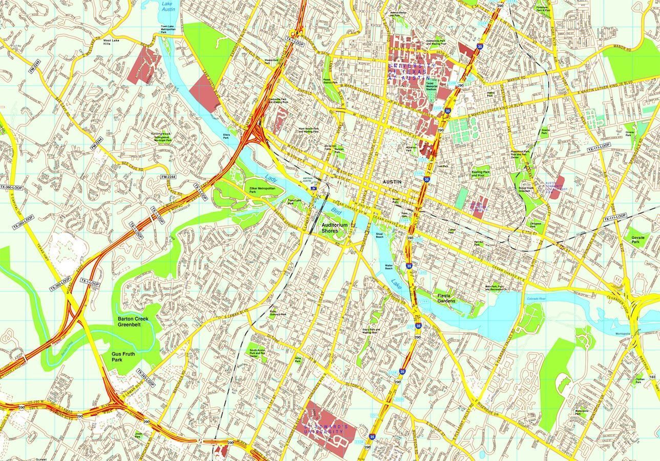 atlanta vector map. Eps Illustrator Vector City Maps USA America. Eps ...
