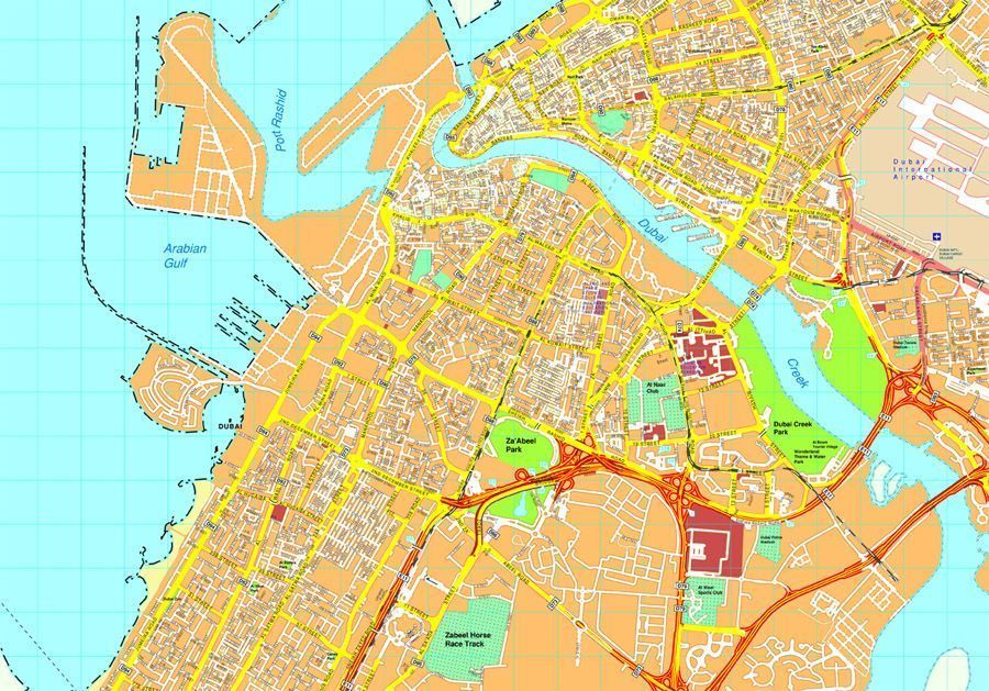 Dubai Map Position