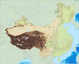 china illustrator map