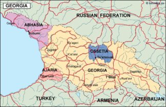 georgia political map