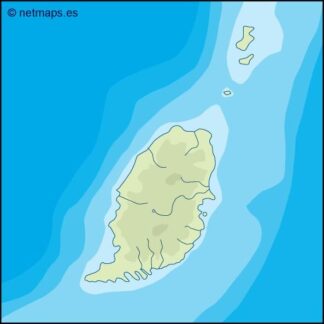 grenada illustrator map