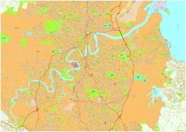 Brisbane Vector Maps