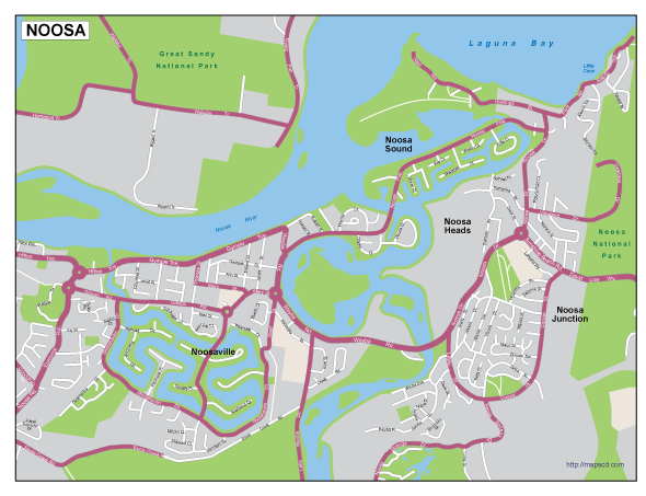 Noosa EPS map