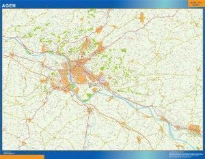 agen wall map