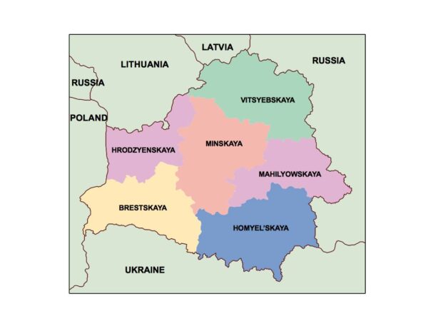 belarus presentation map
