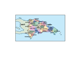 dominican republic presentation map