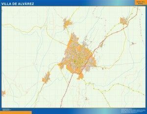 mapa Villa de Alvarez