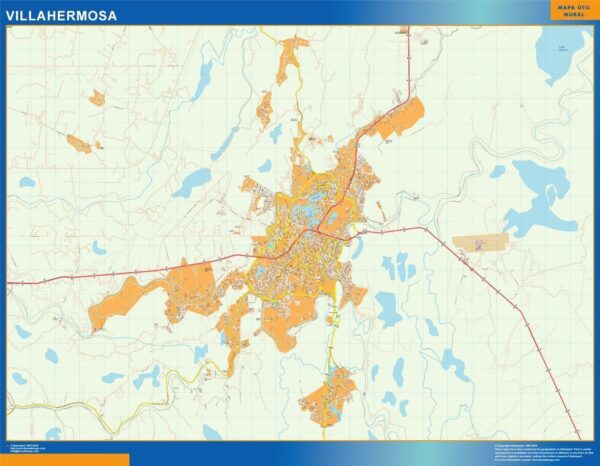 mapa Villahermosa