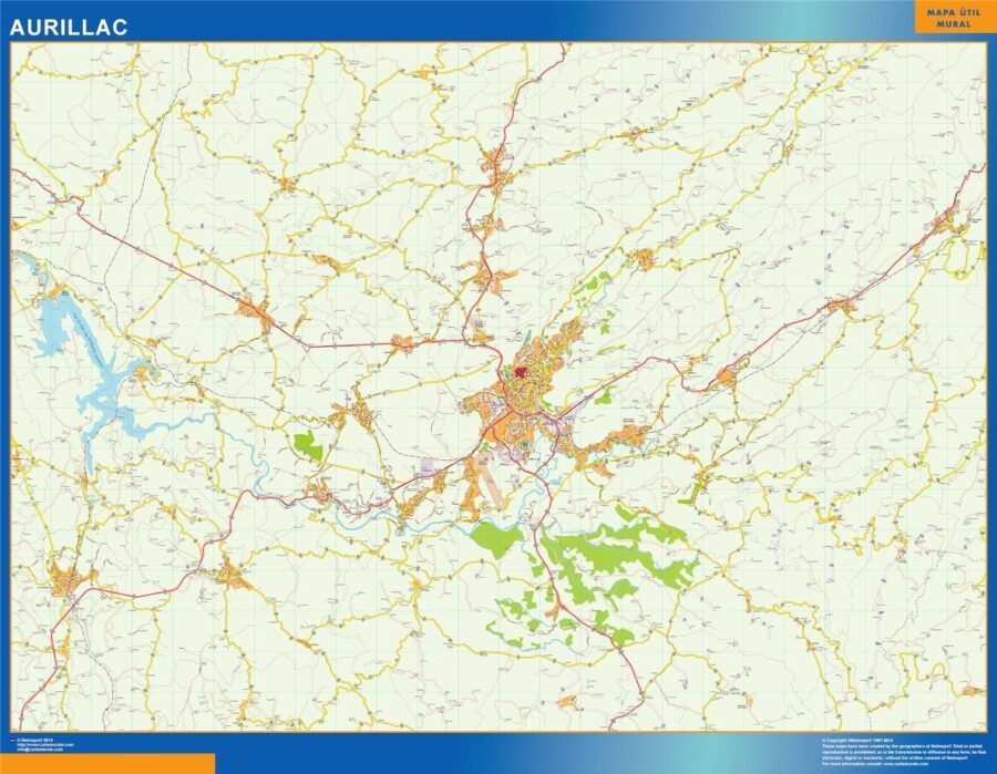 aurillac carte magnetique