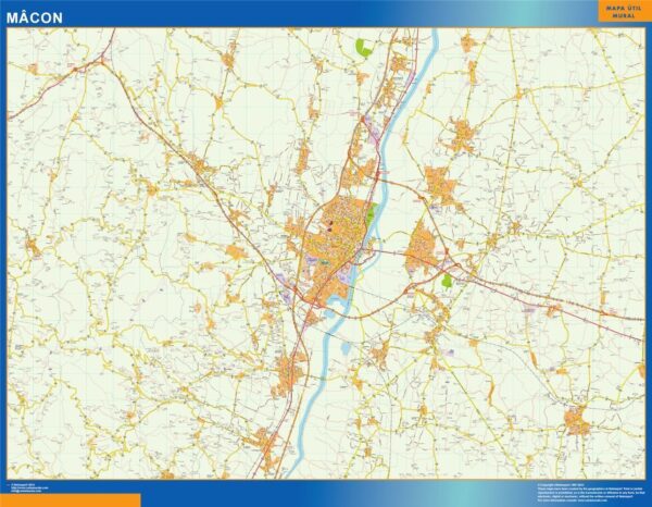 macon carte magnetique